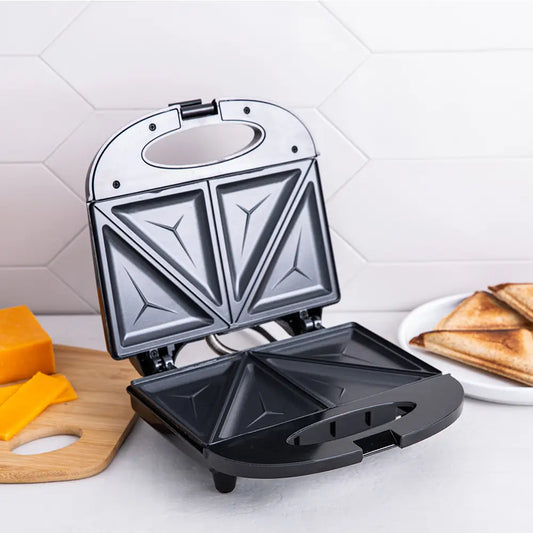 National Sandwich Maker – Non-Stick, Compact Design, Easy-Clean Electric Grill for Hot Sandwiches & Paninis