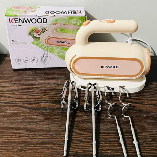 Kenwood Electric Hand Mixer – Egg Beater with 5 Speed Settings & Stainless Steel Attachments