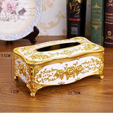 Luxury European Acrylic Tissue Box Office Table Accessories Home Hotel Car Holder