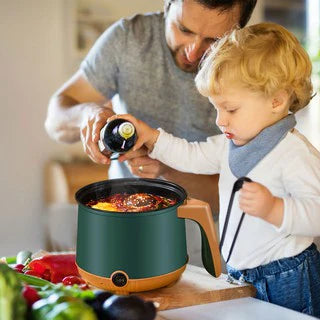 Multipurpose Electric Cooking pot, Nonstick Electric Hot Pot Cooker & Steamer