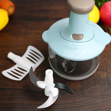 Multi-Functional Manual Hand Push Vegetable Chopper Cutter 0.7L , 1.5L & 2L