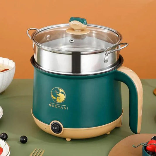 Multipurpose Electric Cooking pot, Nonstick Electric Hot Pot Cooker & Steamer