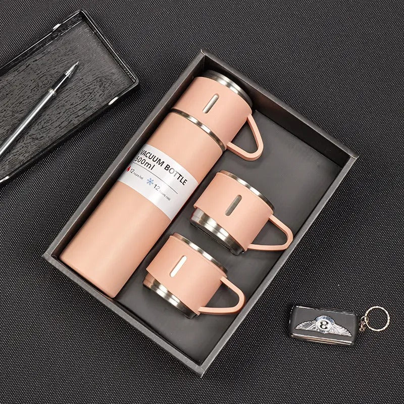 Stainless Steel Vacuum Thermal Flask Set 500 ML