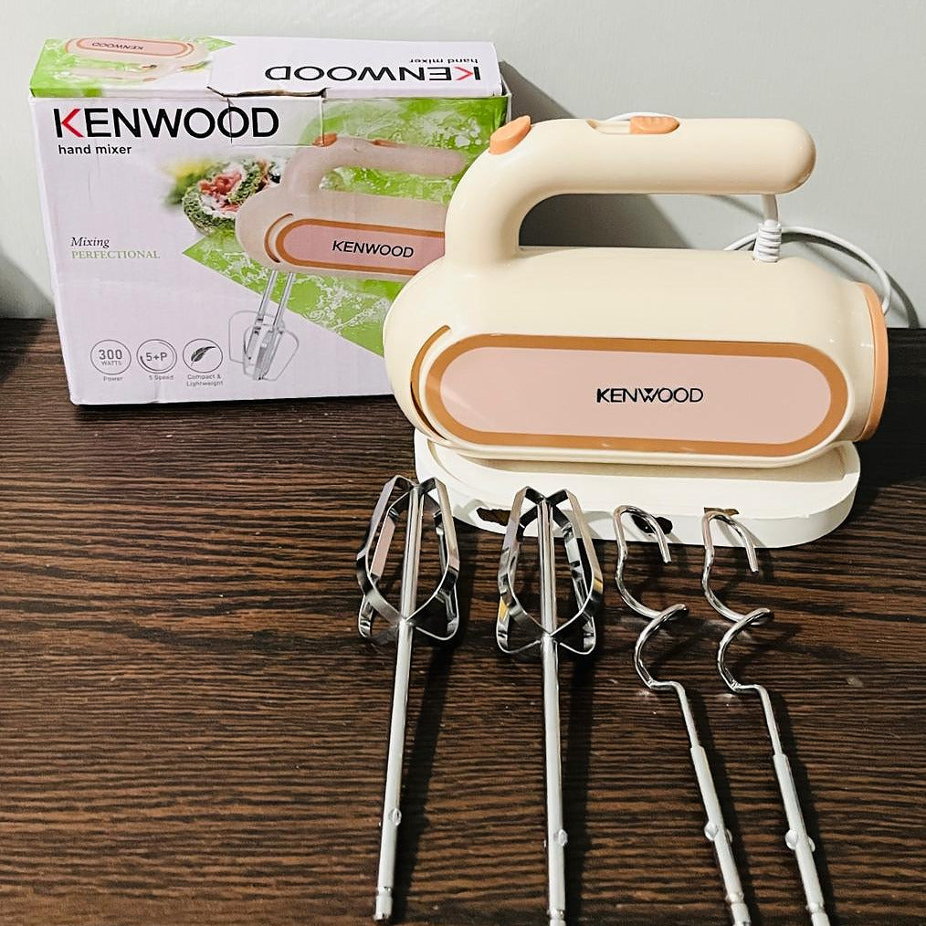 Kenwood Electric Hand Mixer – Egg Beater with 5 Speed Settings & Stainless Steel Attachments