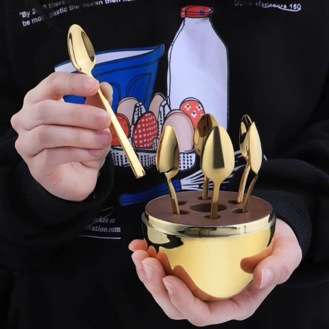 Egg Shape Tea Spoon Set