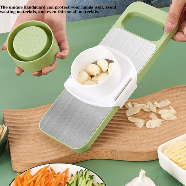 Manual 5-in-1 High-Quality Vegetable & Fruit Slicer cutter With Five Changeable Blades