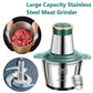 2L/3L Meat & Vegetable Electric Chopper 3 Speed Food Processor