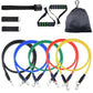 11 Pack Exercise Resistance Bands Set