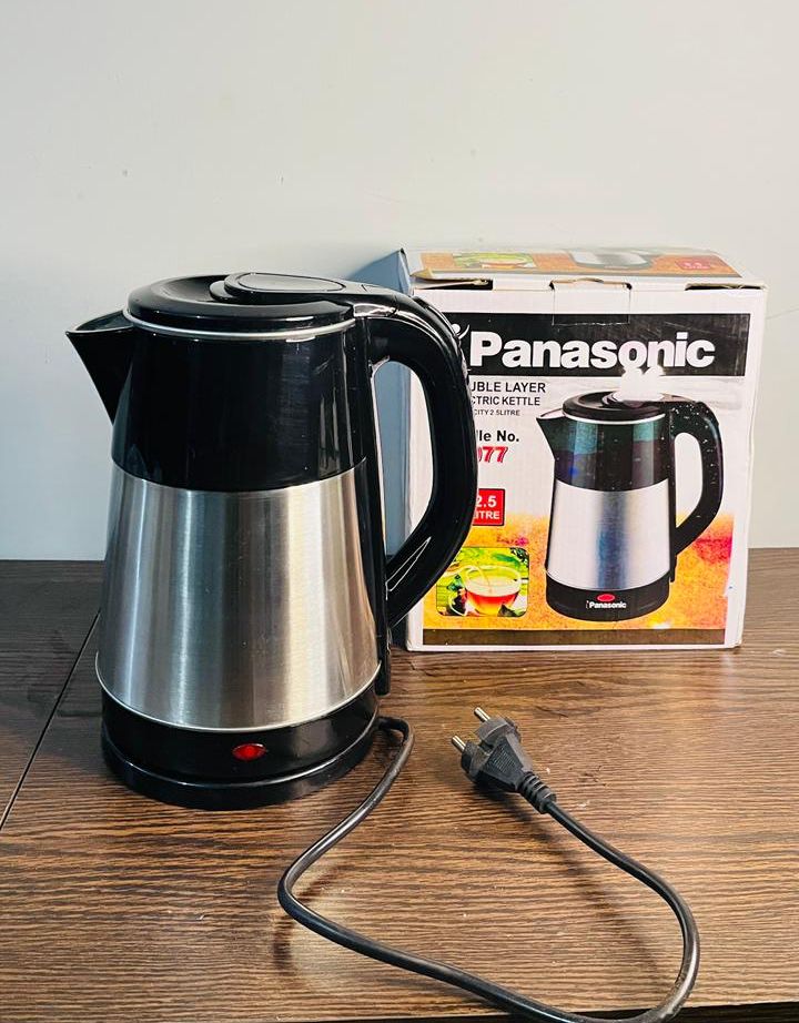 Electric Kettle 2.5L | Stainless Steel & Plastic | Fast Boil | Auto Shut-Off | Home & Office Use