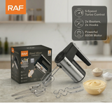 Electric Hand Mixer 600W – 2 in 1 Electric Egg Beater & Dough Mixer for Kitchen