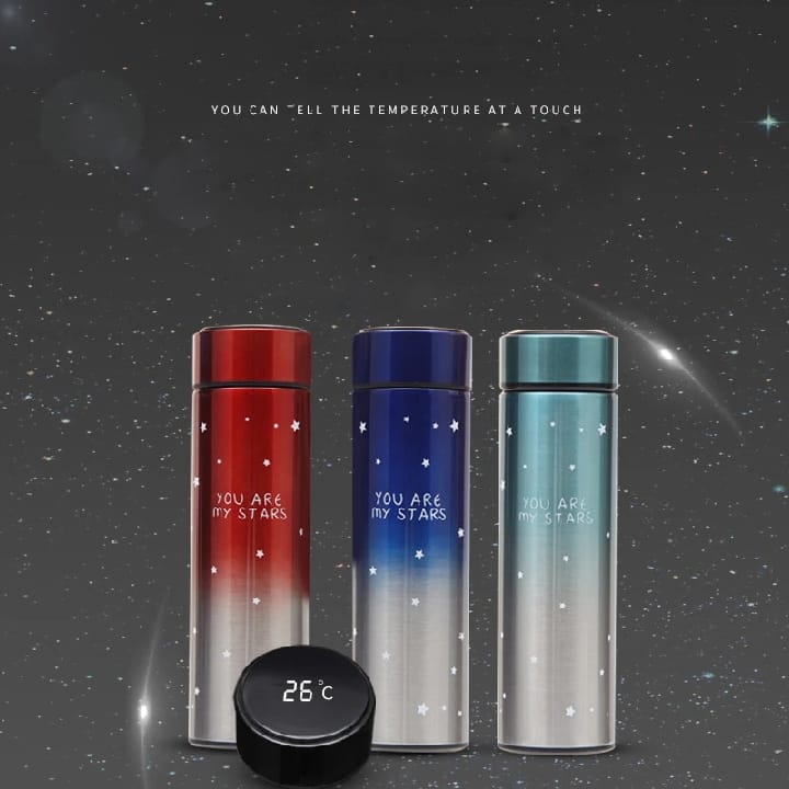 Smart Thermos Bottle 17oz/500ml Vacuum Flasks Led Digital Temperature Display