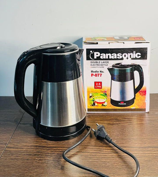 Electric Kettle 2.5L | Stainless Steel & Plastic | Fast Boil | Auto Shut-Off | Home & Office Use