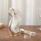 Metal Swan Base Holder with 6pcs Coffee Dessert Tea Spoon Set